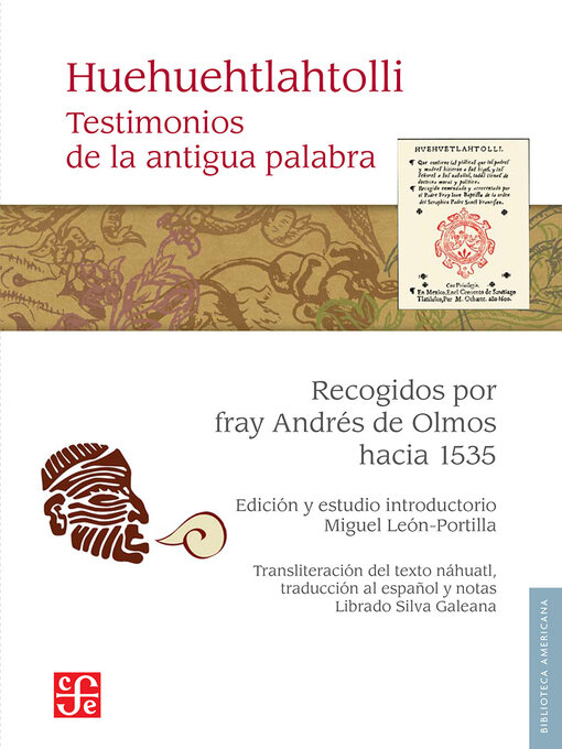 Title details for Huehuehtlahtolli by Miguel León-Portilla - Available